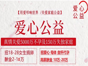 长寿捐卵助孕生子 爱心志愿者招募